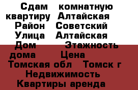 Сдам 1-комнатную квартиру, Алтайская,93 › Район ­ Советский  › Улица ­ Алтайская  › Дом ­ 93 › Этажность дома ­ 5 › Цена ­ 10 000 - Томская обл., Томск г. Недвижимость » Квартиры аренда   